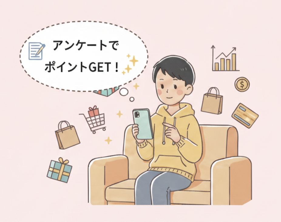 アンケートでポイントGET